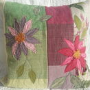 Embroidered Appliqued Flower Cushions additional 4