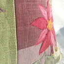 Embroidered Appliqued Flower Cushions additional 5