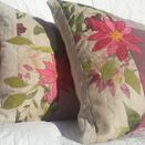 Embroidered Appliqued Flower Cushions additional 8