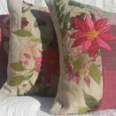 Embroidered Appliqued Flower Cushions additional 1