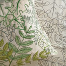 Linen Leafy Embroidery Pattern For Cushion Cover additional 7