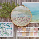 Salcombe Summer Landscape Embroidery Pattern additional 1