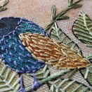 Summer Birdsong Linen Embroidery Pattern Design additional 6