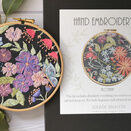 Nicotiana Flowers Hand Embroidery Kit additional 10