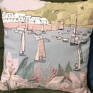 Salcombe Coastal Embroidery Pattern For Cushion Cover additional 4