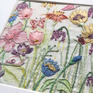Spring Garden Floral Linen Embroidery Pattern Design additional 8
