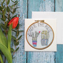 'You're the Best' Printed Embroidery Greetings Card additional 2