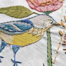 Botanical Bluetit Embroidery Pattern For Cushion Cover additional 7