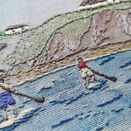 'Paddleboarders in Thurlestone' Linen Embroidery Pattern additional 3