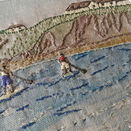 'Paddleboarders in Thurlestone' Linen Embroidery Pattern additional 8
