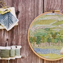 'Sailing along the Estuary' Embroidery Pattern On Linen additional 2
