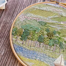 'Sailing along the Estuary' Embroidery Pattern On Linen additional 7