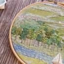 'Sailing along the Estuary' Embroidery Pattern On Linen additional 7