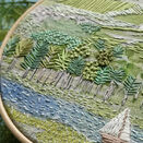 'Sailing along the Estuary' Embroidery Pattern On Linen additional 3