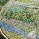 'Sailing along the Estuary' Embroidery Pattern On Linen additional 3
