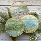 'Sailing along the Estuary' Embroidery Pattern On Linen additional 10