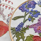 *NEW* Bleeding Hearts Floral Embroidery Pattern Panel -dicentra- additional 10