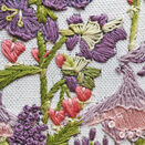 *NEW* Bleeding Hearts Floral Embroidery Pattern Panel -dicentra- additional 5