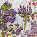 Dicentra flower Bleeding Hearts Floral Embroidery Pattern Panel additional 7