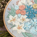Pastel Blooms Floral Hand Embroidery Kit additional 3