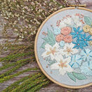 Pastel Blooms Floral Hand Embroidery Kit additional 2