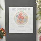 Peony Bouquet Floral Embroidery Kit additional 1