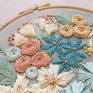 Pastel Blooms Flower Embroidery Pattern Design additional 3