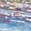 *NEW* Coastal Fishing Village Embroidery Pattern Design additional 2