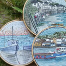 *NEW* Coastal Fishing Village Embroidery Pattern Design additional 7