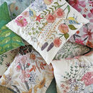 *NEW* Pink Botanical Watercolour Embroidery Pattern For Cushion Cover additional 4