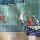 'Ferry Crossing' Embroidery Pattern for  mini wall hanging additional 7