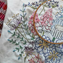 *NEW* Bouquet Flower Embroidery Pattern For Cushion Cover additional 5