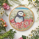 Puffin Island Embroidery Pattern Design additional 1