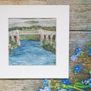 Menai Bridge Coastal Hand Embroidery Kit additional 2