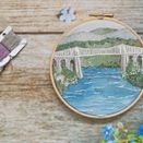 Menai Bridge Coastal Hand Embroidery Kit additional 4