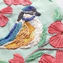 Cherry Blossom and Blue Tit Embroidery Pattern Design additional 12