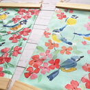 Cherry Blossom and Blue Tit Embroidery Pattern Design additional 9