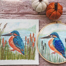 Kingfisher Bird Embroidery Pattern Design additional 1