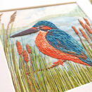 Kingfisher Bird Embroidery Pattern Design additional 3