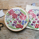 Cyclamen Flowers Embroidery Pattern additional 1