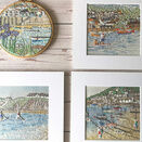 *NEW* 'A Daydreamy Afternoon' Coastal Scene embroidery pattern additional 6
