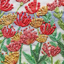 Honeysuckle Floral Hand Embroidery Panel additional 3
