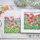 Honeysuckle Floral Hand Embroidery Panel additional 1