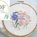 *NEW* Posy Bouquet Downloadable Embroidery Pattern PDF additional 1
