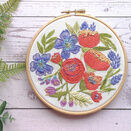 Poppies Floral Embroidery Pattern additional 3