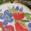 Poppies Floral Hand Embroidery Kit additional 11