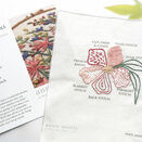 *NEW* Beginners Embroidery Stitch Sampler Panel & Booklet additional 1