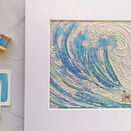 *NEW IN* The Big Wave Embroidery Pattern additional 1