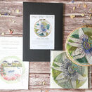 *New* Stitch Set: Passionflower Hand Embroidery Design with stitch guide additional 1