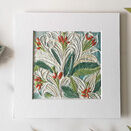 *NEW* Lillies Floral linen embroidery pattern additional 3